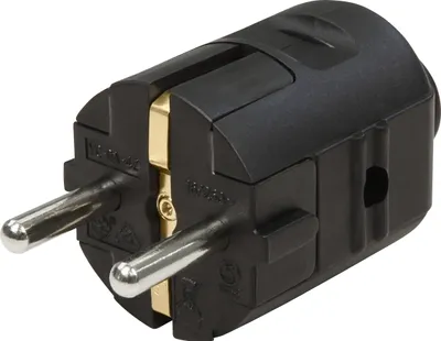 Produktbild von Schutzkontakt-Stecker McPower, schwarz