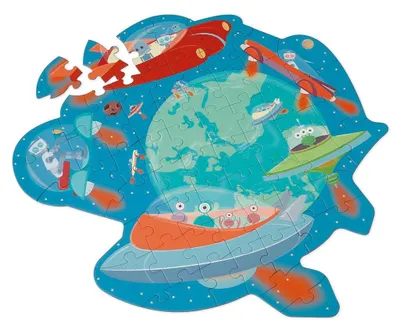 Image de Puzzle à contours L'espace 59 pièces