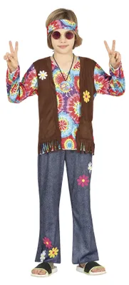 Image de Guirca Costume hippie 7-9 ans 7-9 ans