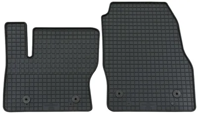 Produktbild von für Ford Transit Connect ab 08/2016 Passform PETEX Gummimatten 2-teilig schwarz Allwettermatten Gummifußmatten