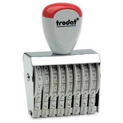 Obrázok produktu pre trodat 1548 8-miestna číselná pečiatka Rozmery odtlačku: 4 x 32 mm(S)