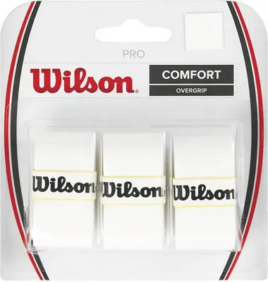 Immagine prodotto di Wilson Overgrip Tennis Pro Comfort Bianco Confezione da 3 pezzi