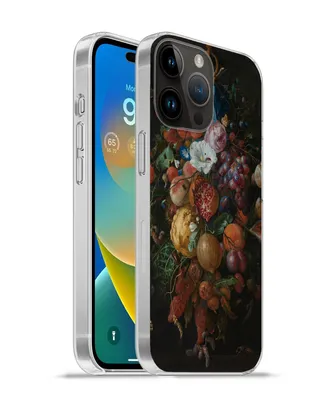 Produktbild von MuchoWow® Handyhülle Schutzhülle Hülle für Apple iPhone 14 Pro Max Früchte und Blumen - Gemälde von Jan Davidsz. de Heem Silikon Softcase Handy Hülle - Hardcover