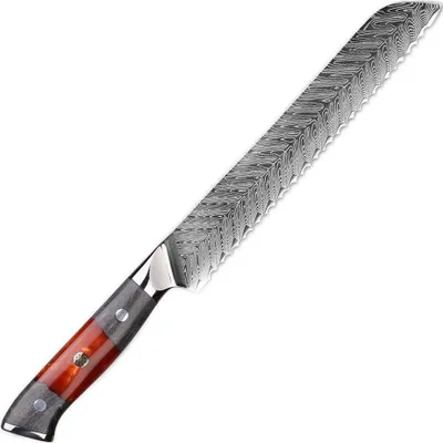 Image de Couteau de cuisine Damasquiné YA-37553 - Pain KP37553