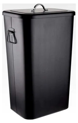 Produktbild von Universaltonne BINSTER - 41 Liter Metallmülltonne mit abnehmbarem Deckel und Tragegriffen - Ideal als Futtertonne, Wäschetonne, Mülleimer