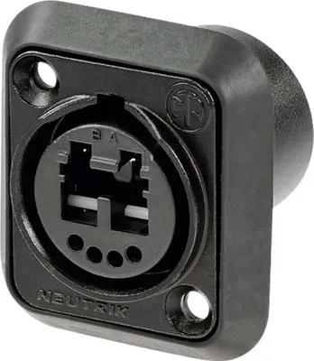 Produktbild von Neutrik NO2-4FDW-1-A Drahtverbinder LC-Duplex Schwarz (NO2-4FDW-1-A)