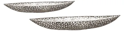 Produktbild von Casablanca Schale Purley Met.,ant-silber Höhe: 10 cm Breite: 80 cm Tiefe: 21 cm 74131