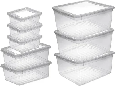 Produktbild von keeeper Aufbewahrungsboxen-Set "bea" 8-teilig PP