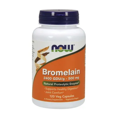 Produktbild von Now Foods Bromelain 500 mg - 120 vegane Kapseln