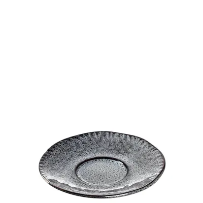 Produktbild von Keramikuntertasse 4er Set 15 cm Matera Anthrazit Leonardo