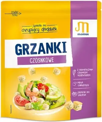 Obrázok produktu pre Grzanki czosnkowe Mamut 150 g