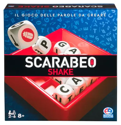 Produktbild von Spin Master Games 6067883 Scarabeo Shake von Editrice Giochi, Scrabble, Wortreise