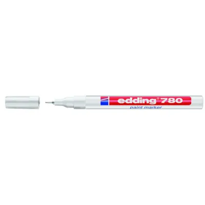 Zdjęcie produktu dla marker do farb ślubnych 780 biały szerokość linii 0,8 mm okrągła końcówka