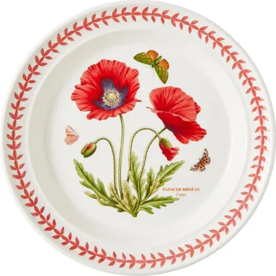 Produktbild von Portmeirion Keramik Frühstücks-Teller Botanic Garden Meadow Mohnblume