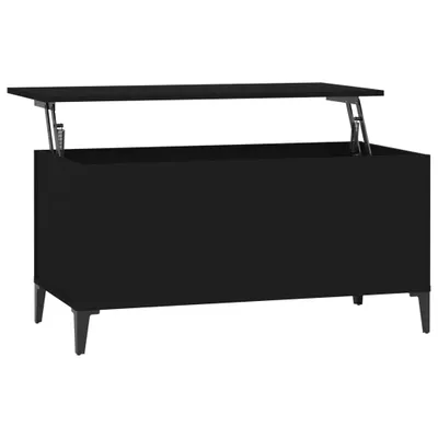 Produktbild von vidaXL Couchtisch Schwarz 90x44,5x45 cm Holzwerkstoff