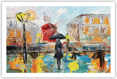 Produktbild von Poster - Poster ohne Rahmen - Frau Bild Öl - 91,5x61 cm - Wand Bild - Wanddeko - Wandbilder - Kunstposter - Wandposter - Bilder - Kunstdruck - Wanddekoration - Wandbild - P2XAA91x61-4974