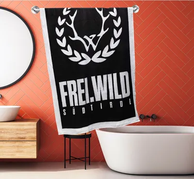 Produktbild von Frei.Wild - Geweih-Lorbeerkranz,Badetuch 100x150cm