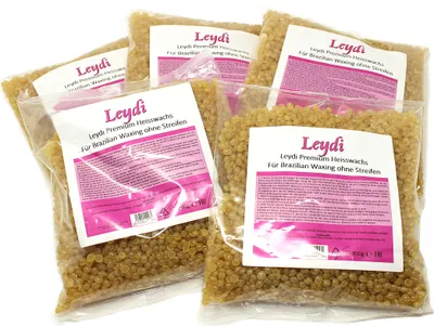 Produktbild von 5x Leydi Heisswachs Filmwax Perlen 800g