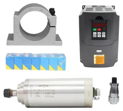 Produktbild von CNC-Spindelmotor, 3KW Leistung, wassergekühlt, Kit 3