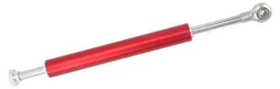 Obrázok produktu pre Tlmič riadenia pre motocykel, 330 mm, univerzálny hliníkový stabilizátor pre väčšinu motocyklov, červený