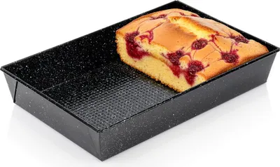 Produktbild von Vilde | Backform - Rechteckig - 36x24x6 cm - Granitbeschichtung - Antihaftbeschichtung - Ideal für Kuchen und Aufläufe