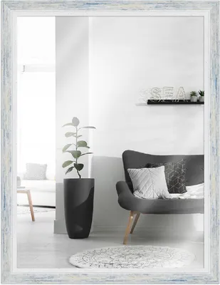 Produktbild von MendeFrames H490 Wandspiegel Blau 40x60 cm