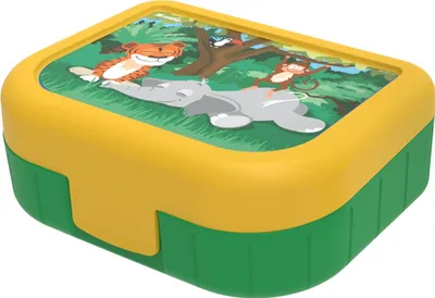 Produktbild von Snackbox 1 l MEMORY KIDS, Motiv:Jungle