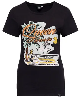 Produktbild von Queen Kerosin T-Shirt - Queen Bay Schwarz S