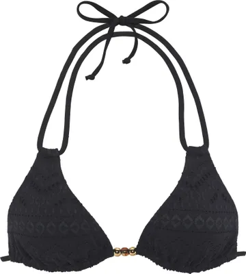 Produktbild von LASCANA Triangel-Bikini-Top Omara schwarz Größe 44 Cup C/D