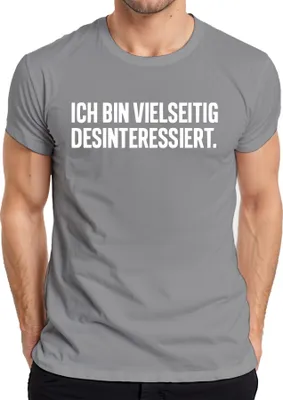 Obrázek produktu pro I am versatile disinterested sarcastic gift ironic pánské tričko, šedé, S