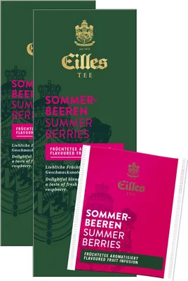 Produktbild von EILLES TEE Teebeutel Sommerbeeren, Sparpack mit 2x25er Box