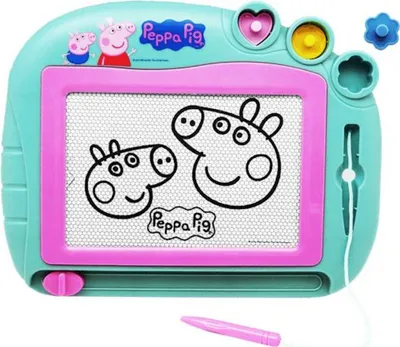 Produktbild von Peppa Wutz - Magnetisches Zeichenbrett (mit Stift und Formen)
