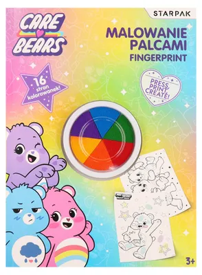Produktbild von Malbuch mit Fingerfarben „Care Bears Starpak“