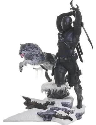 Produktbild von G.I. Joe Gallery PVC Statue Snake Eyes 28 cm