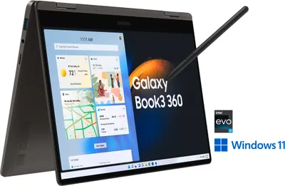 Produktbild von Samsung Galaxy Book3 360 13, Graphite, Core i5-1340P, 8GB RAM, 512GB SSD, DE