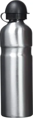 Produktbild von Mighty 750ml Alu Fahrrad Trinkflasche 5 Farben, Farbe:silber