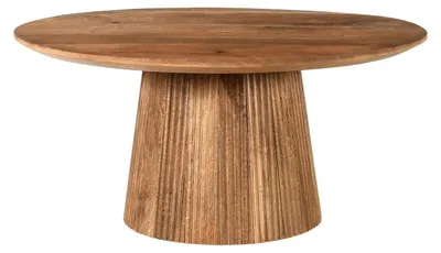 Produktbild von Couchtisch Salvator aus Mangoholz Ø80cm - Braun