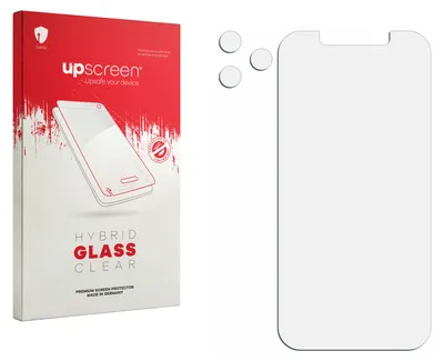 Produktbild von upscreen Schutzglas für Apple iPhone 12 Pro Max (Display+Kamera) Schutzfolie Panzer Folie Glas Display Schutz klar