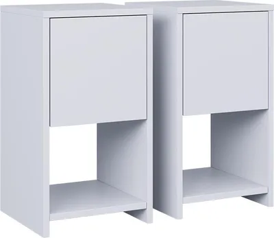 Produktbild von Nachttisch Vicco Evo Weiß 2er Set, Model 57750
