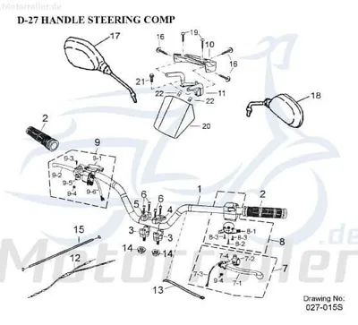 Produktbild von Aeon Overland 180 Schraube Quad 180ccm 4Takt 93500-06008-K Motorroller.de Bundschraube Maschinenschraube Flanschschraube Flansch-Schraube ATV UTV