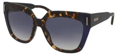 Produktbild von Moschino MOS207/S Havana blue 55/18/140 Damen Sonnenbrillen