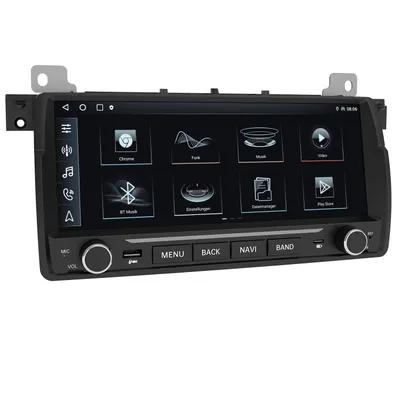 Obrázok produktu pre Autorádio pre BMW E46 (modely 318, 320, 325, M3), Rover 75, MG ZT. Podpora CarPlay, Android Auto, WiFi, GPS navigácie, RDS, DSP, DAB+, Bluetooth, 2+32GB pamäte (Android)