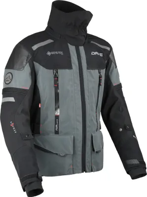 Imagen del producto de DANE Bornholm Pro: Chaqueta textil impermeable para motocicleta, color /gris oscuro, talla M