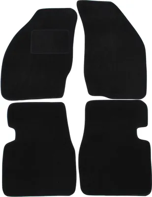 Produktbild von J&J AUTOMOTIVE | Velours Fußmatten Autotepiche Passend Für Suzuki Baleno 1995-2007 4tlg, Genaue Passform, rutschfeste Untregrund, Verstärkt Im Pedalbereich, mit Befestigungen