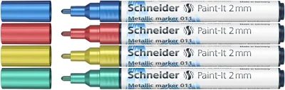 Obrázek produktu pro Schneider ML01111502 4 fixy Schneider 011 v různých barvách 2,0 mm