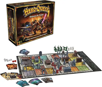 Produktbild von HASBRO – Gra planszowa HeroQuest: Przygody w Lożach Avalon Hill po hiszpańsku