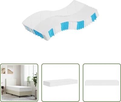 Produktbild von The Living Store Matratze Taschenfederkern Mittelfest 80x200 cm