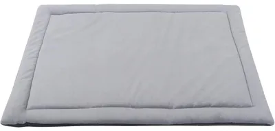 Productafbeelding van Hondenmat zacht en warm, wasbaar, antislip, pluche, lichtgrijs, 102x69 cm