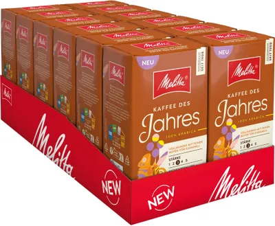 Produktbild von Melitta Kaffee des Jahres gemahlener Filter-Kaffee, für Filtermaschinen, im Set