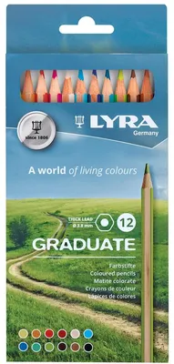 Produktbild von LYRA Farbstifte Graduate 12 Stück Kartonetui